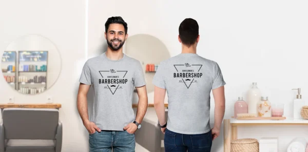 M&S Men's Tipped Edge round T-shirts - Image 2