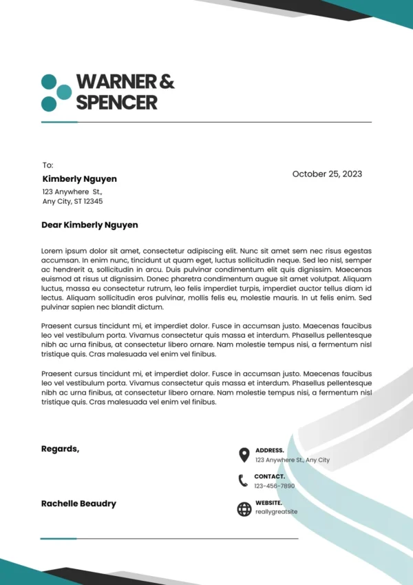 Custom Letterhead - Image 4