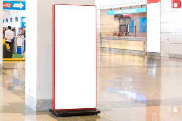 Floor-Mounted Digital Display