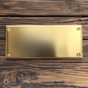 Brass Name Plate